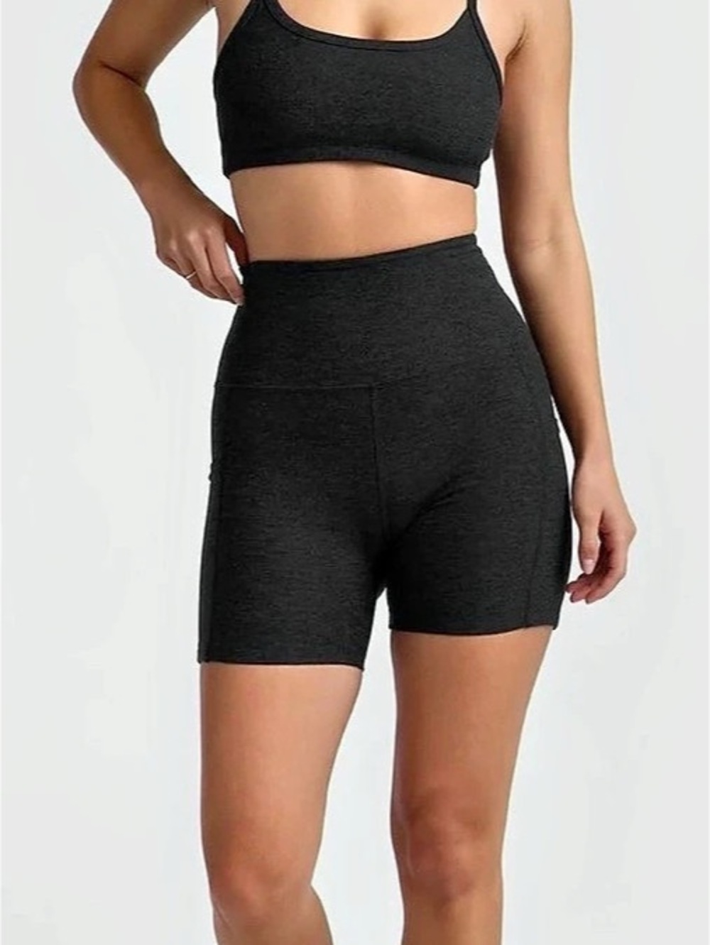 Beyond Yoga Spacedye Keep Pace Pocket 6”Short